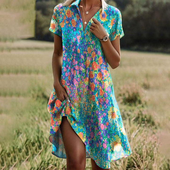 DELLA | Summer printed Dress