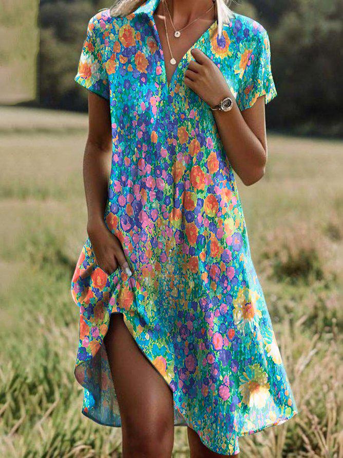 DELLA | Summer printed Dress