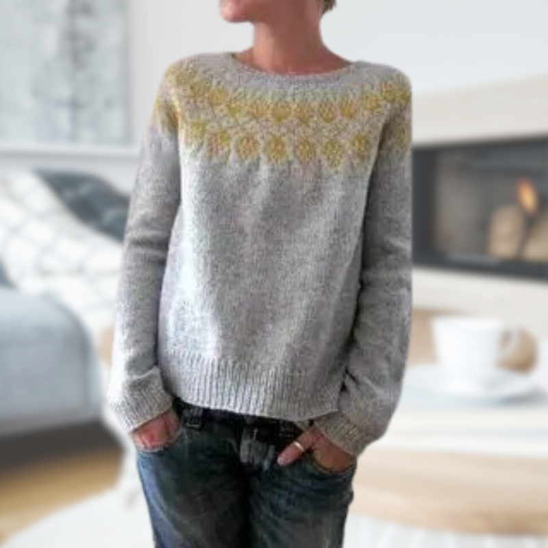 AMBRA | KNITTED CREW NECK JUMPER