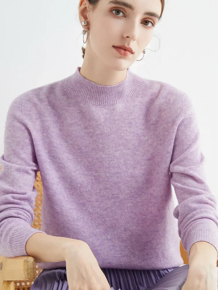 LIZZY | MOCK-NECK SWEATER