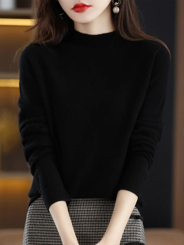 LIZZY | MOCK-NECK SWEATER