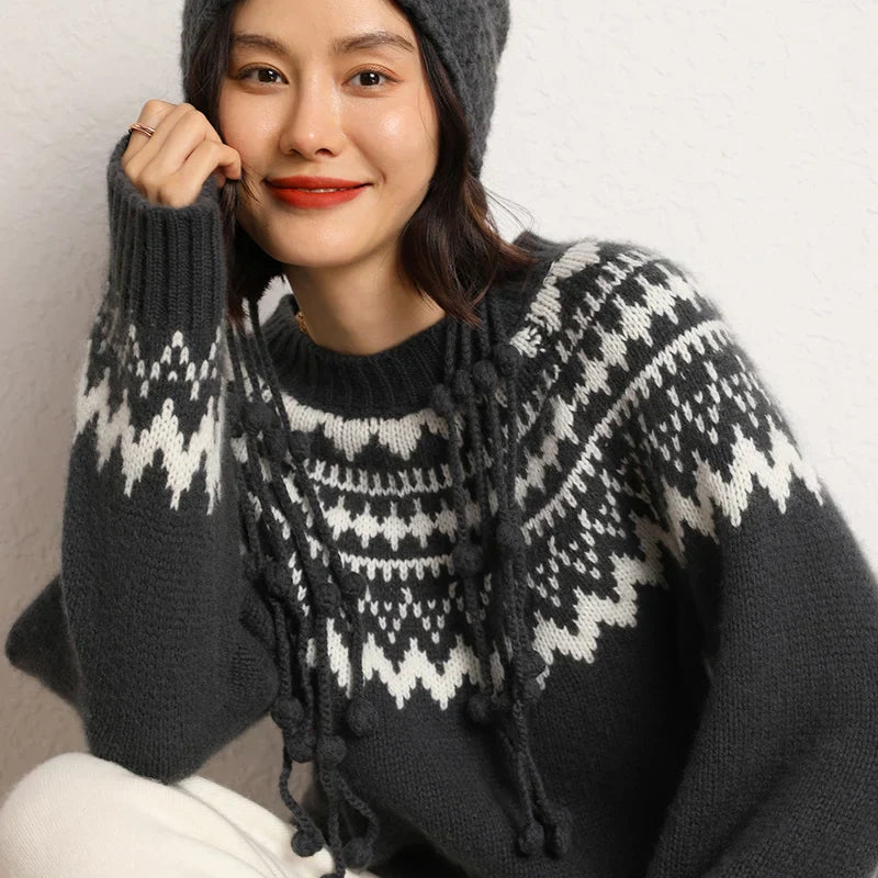 EVA | O-NECK KNITTED SWEATER