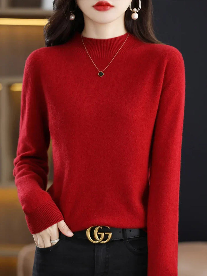 LIZZY | MOCK-NECK SWEATER