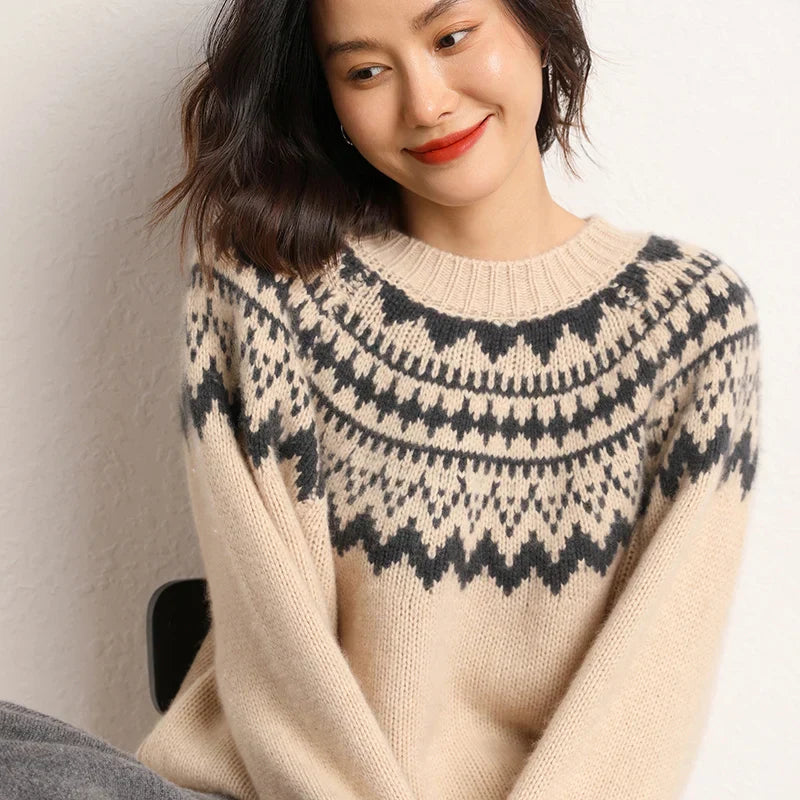 EVA | O-NECK KNITTED SWEATER