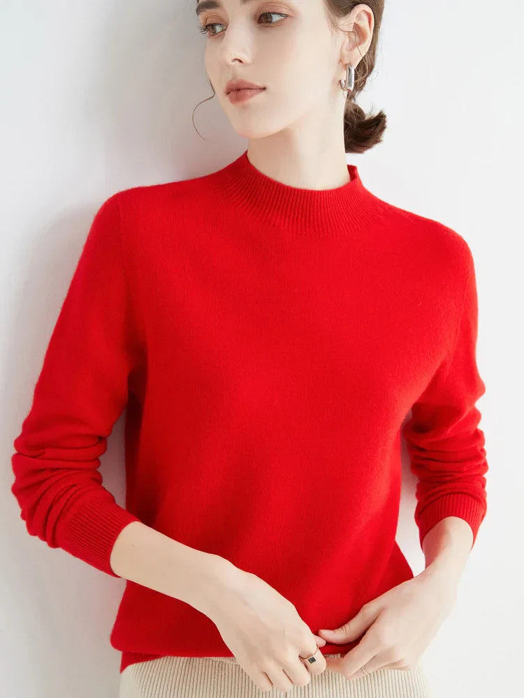 LIZZY | MOCK-NECK SWEATER