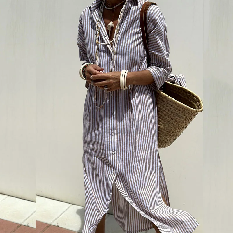 ELODIE | Casual striped Dress