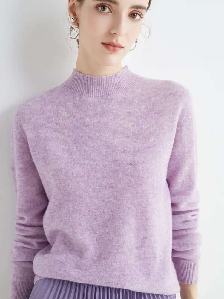 LIZZY | MOCK-NECK SWEATER